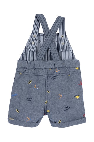 Tuinbroek Gemêleerd Donkergrijs