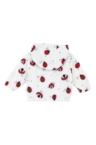 Gewatteerde Jas met Capuchon - Wit