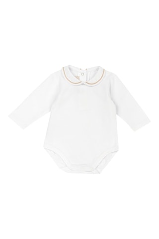 Bodysuit - Wit en Beige