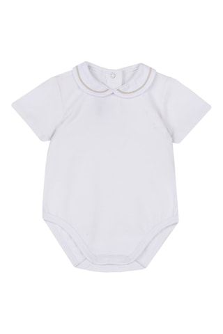 Rompertje Wit en Beige