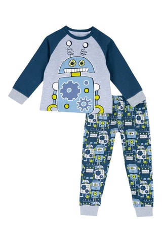 Pyjama - Gemêleerd Lichtgrijs