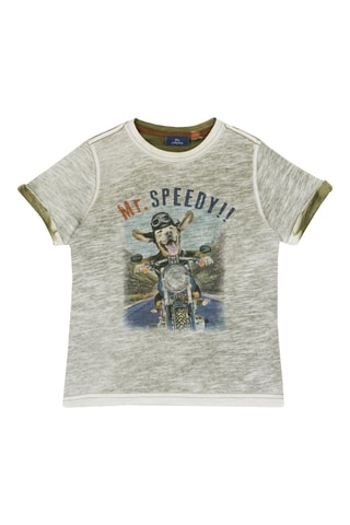 T-shirt - Gemêleerd Wit