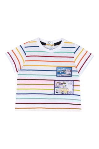 T-shirt - Wit en Rood