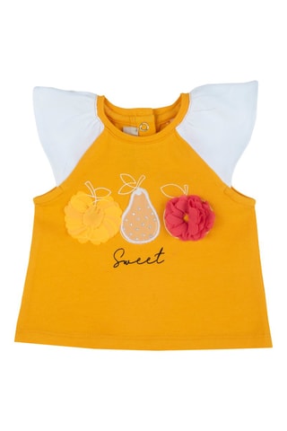 T-shirt - Mosterdgeel