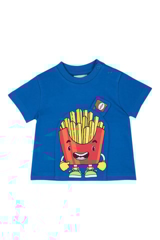 Opvouwbaar T-shirt Koningsblauw