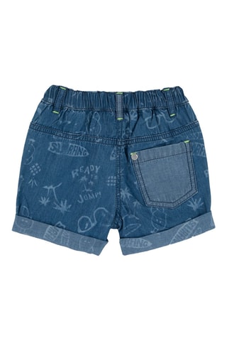 Spijkershort Marineblauw