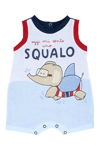 Skipakje Wit en Lichtblauw