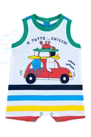 Skipakje Wit en Felblauw