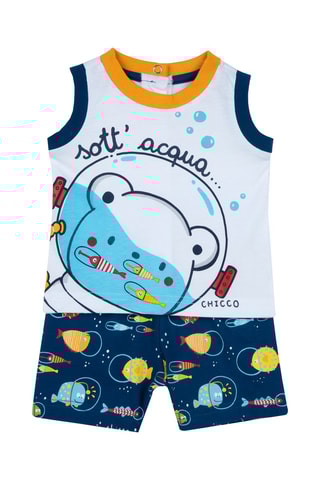 Hemd en Short - Marineblauw