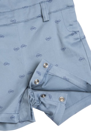 T-shirt en Tuinbroek Zwart en Lichtblauw