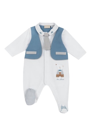 Kruippakje met Trompe-l’œil Effect - Wit