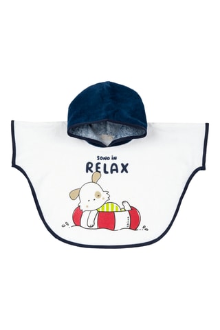 Badcape met Capuchon - Wit