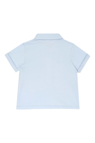 Polo Trompe-l'oeil - Lichtblauw
