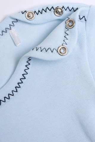 2 Rompertjes - Hemelsblauw en Wit