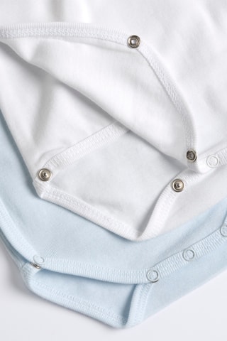 2 Rompertjes - Hemelsblauw en Wit