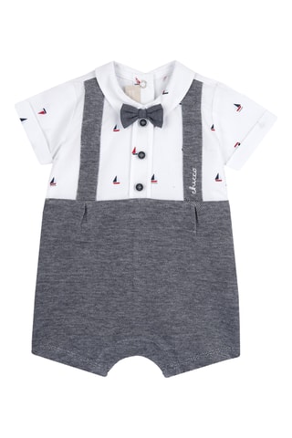 Pakje Trompe-l’oeil - Wit en Marineblauw