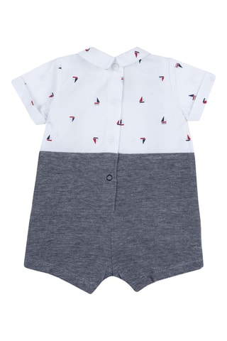 Pakje Trompe-l’oeil - Wit en Marineblauw