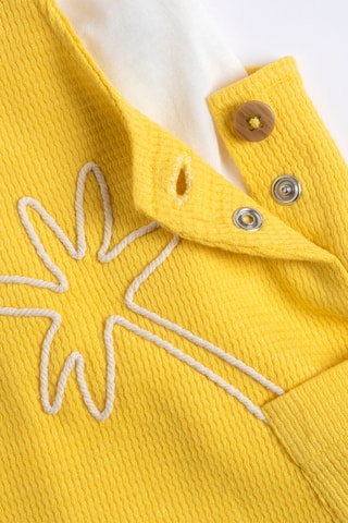 T-shirt en Tuinbroek - Wit en Geel