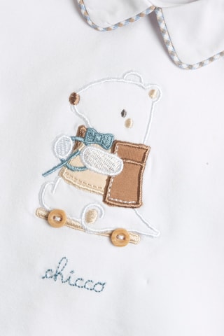 T-shirt en Short - Wit en Lichtblauw