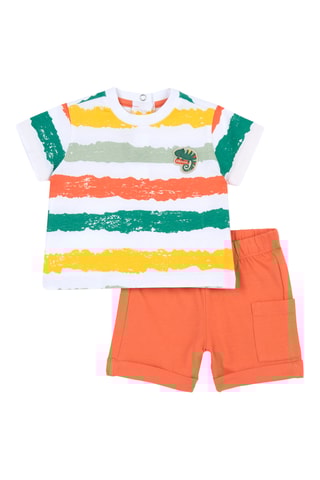 T-shirt en Short - Oranje