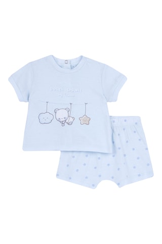 T-shirt en Short - Hemelsblauw