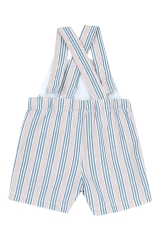 Tuinbroek - Wit en Hemelsblauw