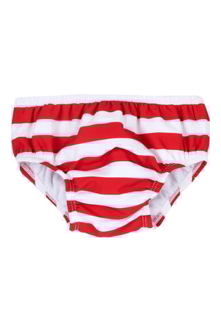 Zwemslip - Rood en Wit