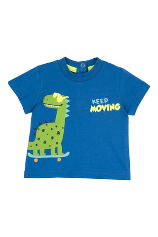 T-shirt - Kobaltblauw