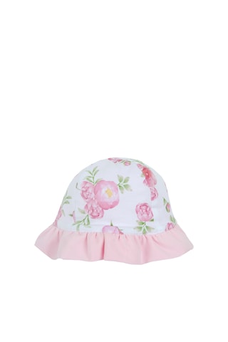 Dubbelzijdig bobhoedje - Roze