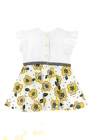 Jurk - Wit en Geel