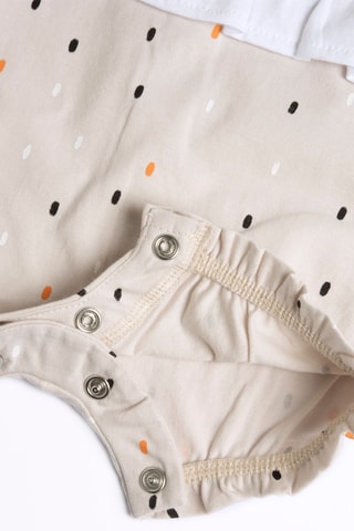 Pakje met Trompe-l’oeil - Wit en Beige