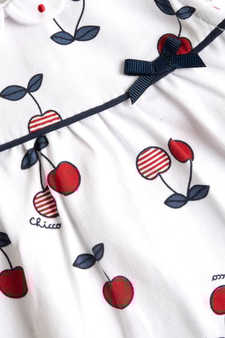 Jurk en Bloomer - Wit en Rood