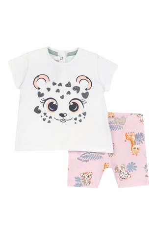 T-shirt en Broekje - Wit