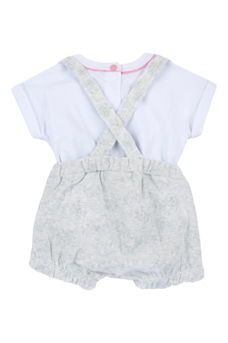 T-shirt en Short - Lichtgrijs