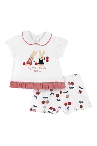 T-shirt en Short - Wit