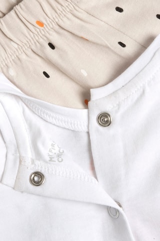 T-shirt en Short - Beige