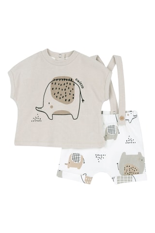 T-shirt en Short - Wit