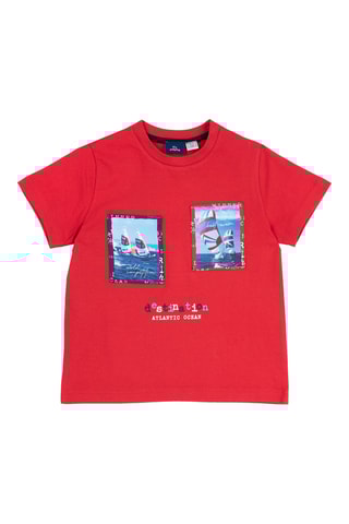 T-shirt - Rood en Wit