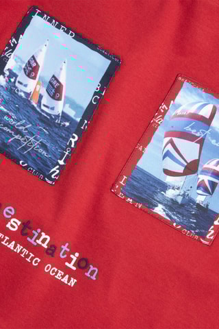 T-shirt - Rood en Wit