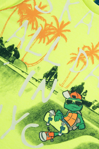 T-shirt - Geel en Zwart