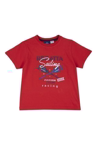 T-shirt - Rood en Wit