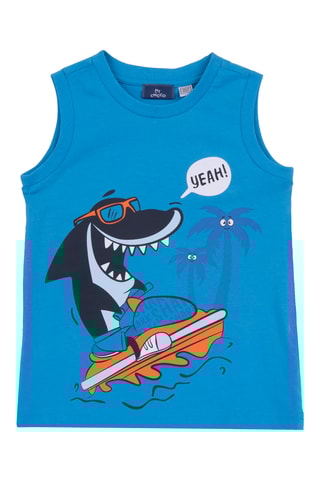 Hemd - Blauw en Oranje