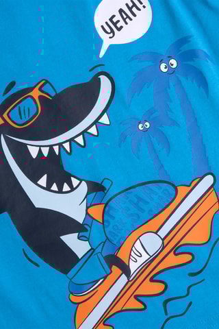 Hemd - Blauw en Oranje