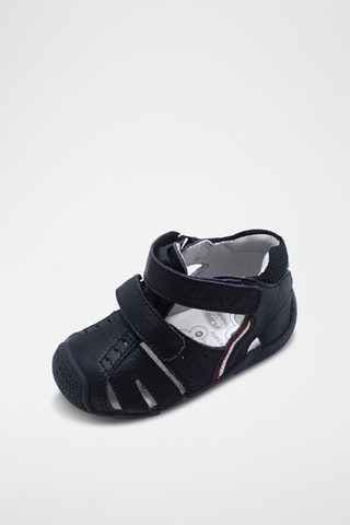 Leren Sandalen - Donkerblauw
