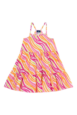 Jurk - Wit en Oranje