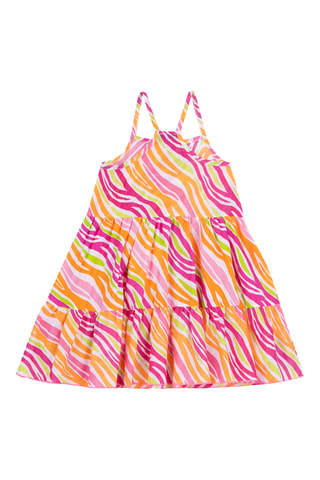 Jurk - Wit en Oranje