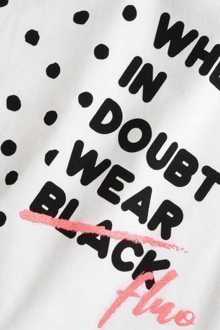 T-shirt - Wit en Zwart