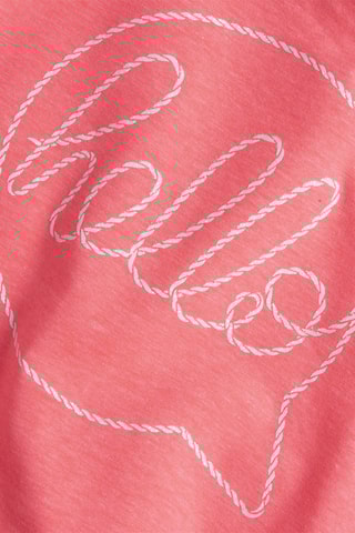 T-shirt en Short - Roze en Wit