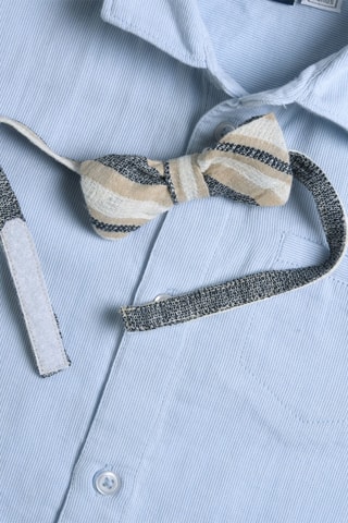 Overhemd en Strikje - Lichtblauw