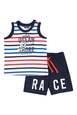 Hemd en Short - Donkerblauw